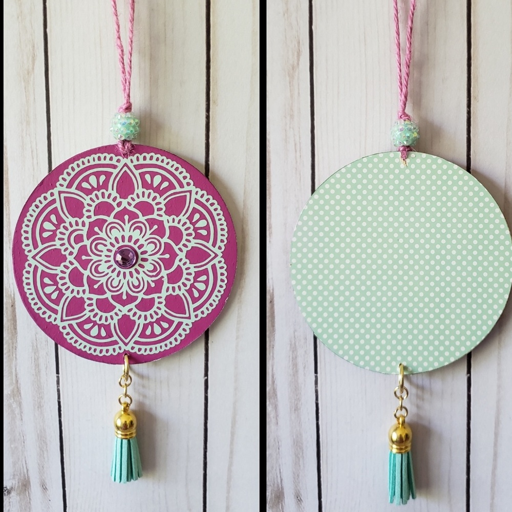 Rearview mirror Car charm